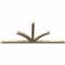 Ekena Millwork Richland Rough Sawn Timber Gable Bracket, Douglas Fir, 108"W x 45"H x 4"D x 4"F, 10/12 Pitch GBW108X45X0404RIC00RDF - alternate 4